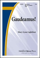 Gaudeamus! SATB choral sheet music cover